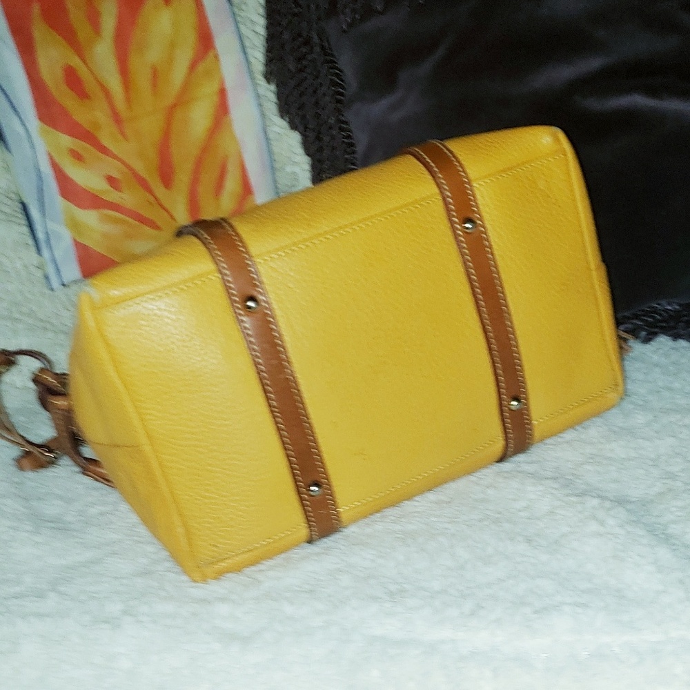 Dooney & Bourke Pebble Leather Satchel - Picture 5 of 9